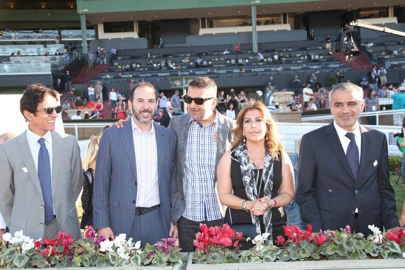 Racing day at Santa Anita Park